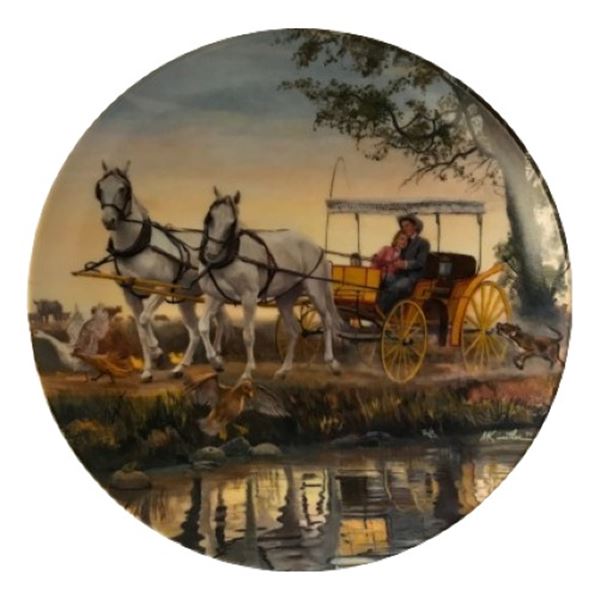 Oklahoma  The Surrey With the Fringe  Collectible Plate