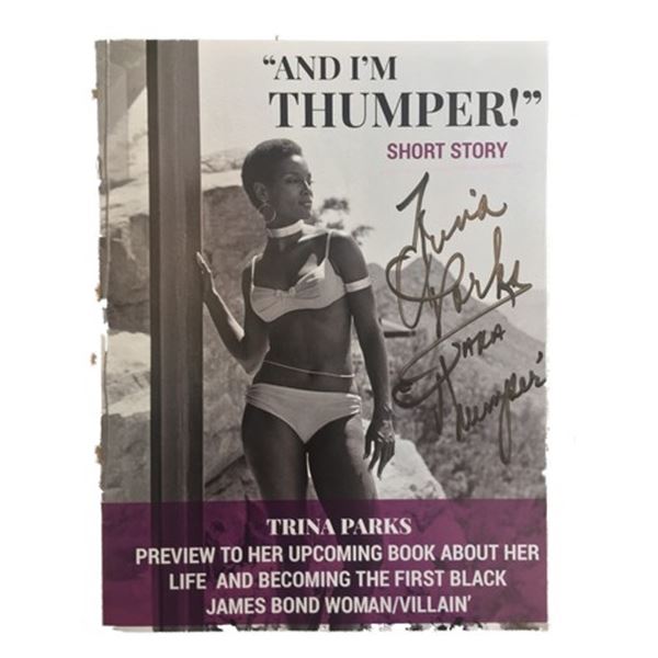 Trina Parks Book Preview Signed