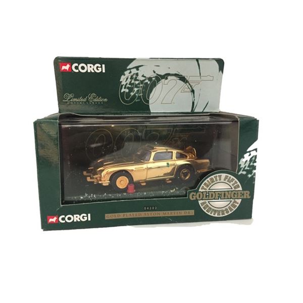 1999 007 Limited Edition Collectibles with a gold plated Aston Martin DB5