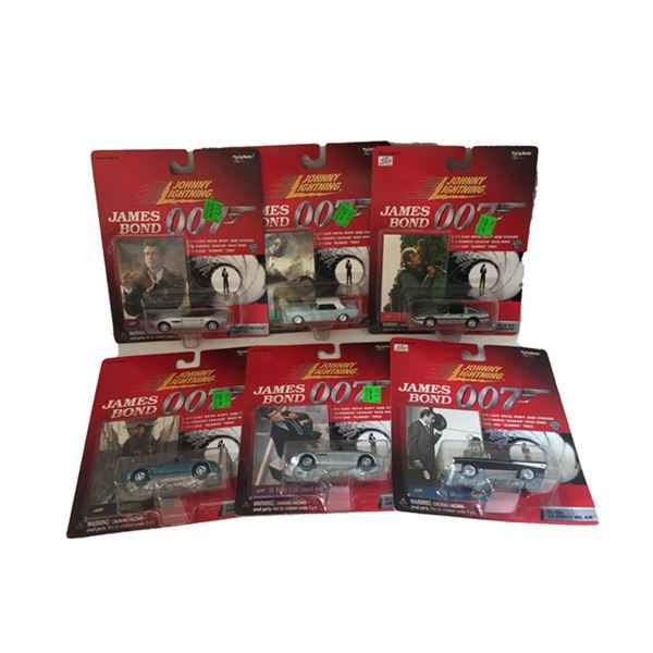Johnny Lightning James Bond 007 set of 6 collectible die-cast cars