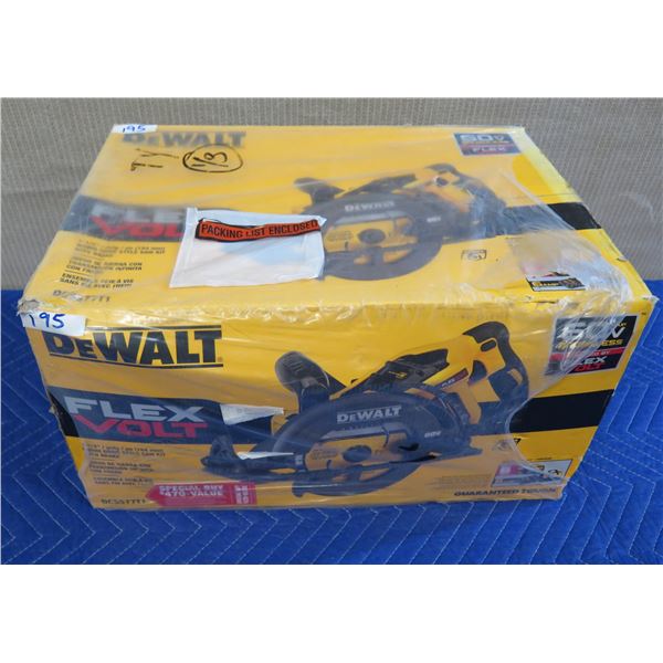 DeWalt DCS577T1 Cordless Worm Drive Style Saw Kit w/ Brake New in Box