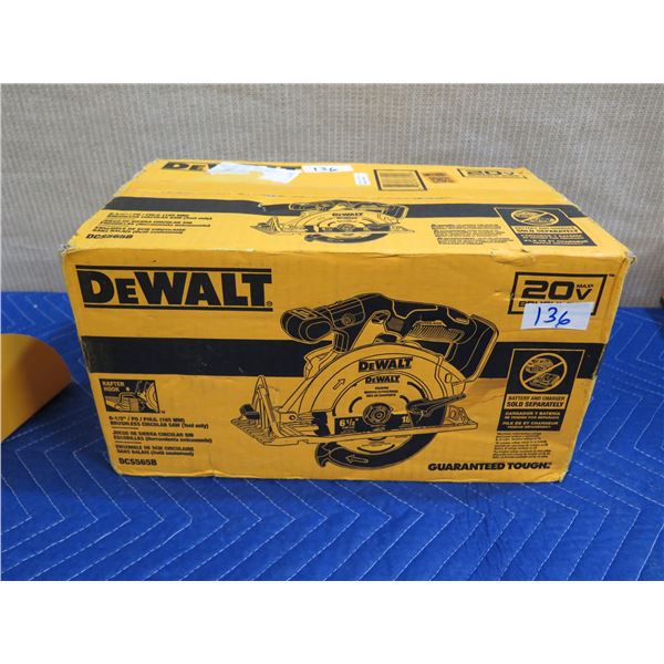 DeWalt DCS565B Brushless Circular Saw New in Box (Tool Only)