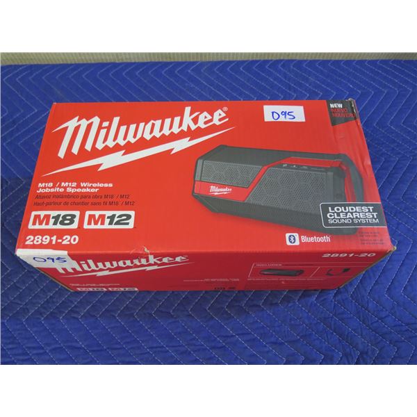 Milwaukee 2891-20 M18/M12 Wireless Jobsite Speaker New in Box