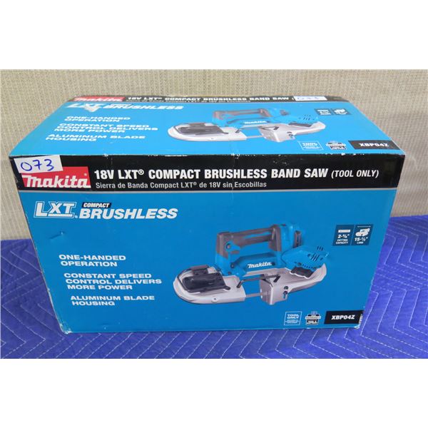Makita XBP04Z Compact Brushless Band Saw New in Box (Tool Only)