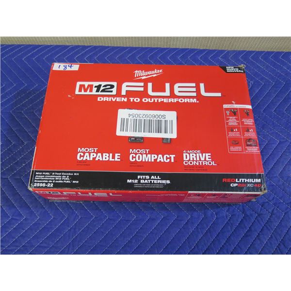 Milwaukee 2598-22 M12 Fuel 2-Tool Combo Kit New in Box