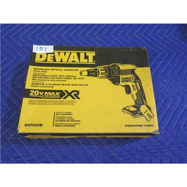 DeWalt DCF620B Brushless Drywall Screwgun New in Box (Tool Only)