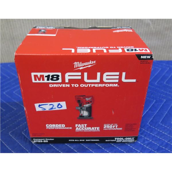 Milwaukee 2723-20 Compact Router New in Box (Tool Only)