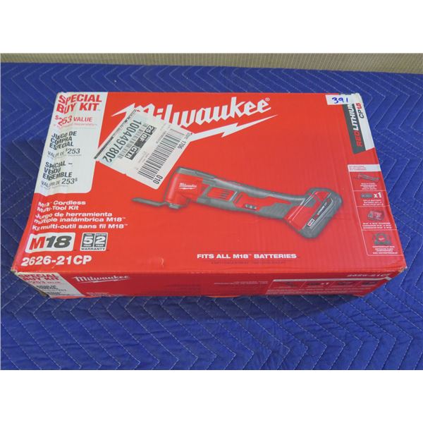 Milwaukee 2626-21CP M18 Cordless Multi-Tool Kit New in Box