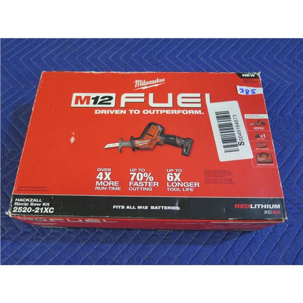 Milwaukee 2520-21XC Hackzall Reciprocating Saw Kit New in Box