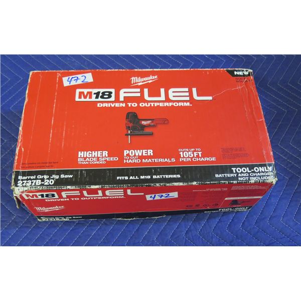 Milwaukee 2737B-20 Barrel Grip Jig Saw New in Box (Tool Only)