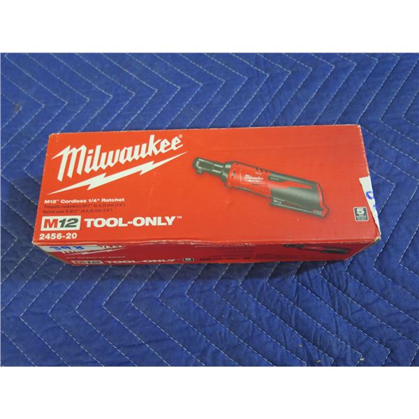 Milwaukee 2456-20 M12 Cordless Ratchet  New in Box (Tool Only)