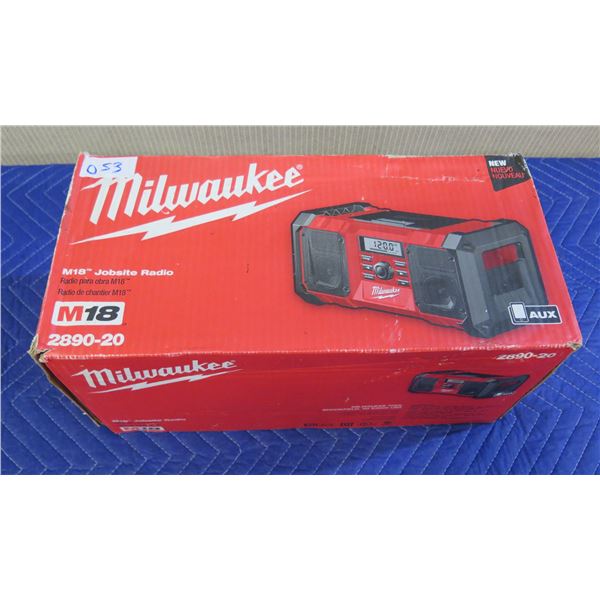 Milwaukee 2890-20 M18 Jobsite Radio New