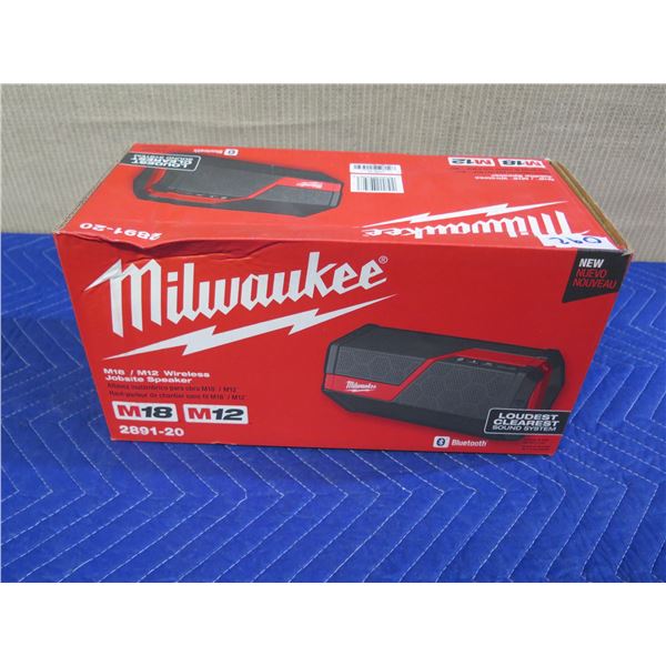 Milwaukee 2891-20 M18/M12 Wireless Jobsite Speaker New in Box