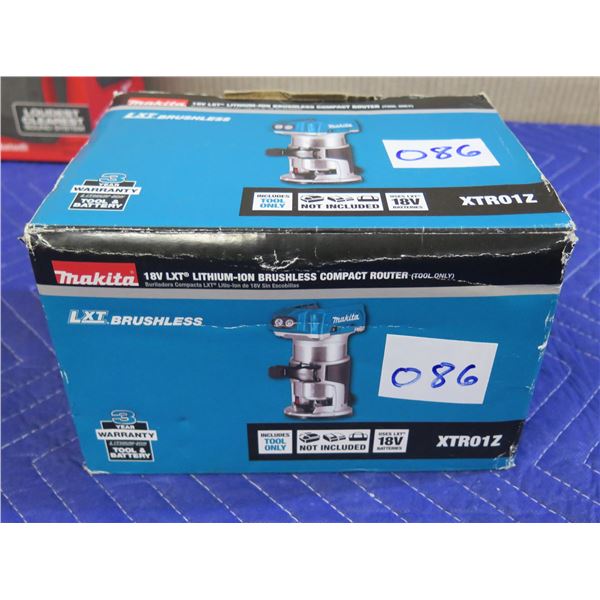 Makita XTR01Z Brushless Compact Router  New in Box (Tool Only)