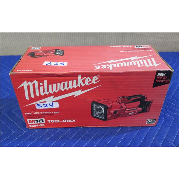 Milwaukee 2354-20 M18 LED Search Light New in Box (Tool Only)