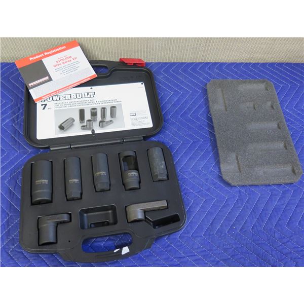 Powerbuilt KIT62 7 Piece Specialty Switch Socket Set in Hard Case