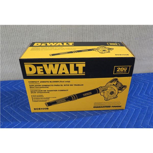 DeWalt DCE100B Compact Jobsite Blower New in Box (Tool Only)
