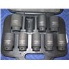 Image 2 : Powerbuilt KIT61  8-Piece Deluxe Axle Nut Socket Set in Hard Case (1 missing)