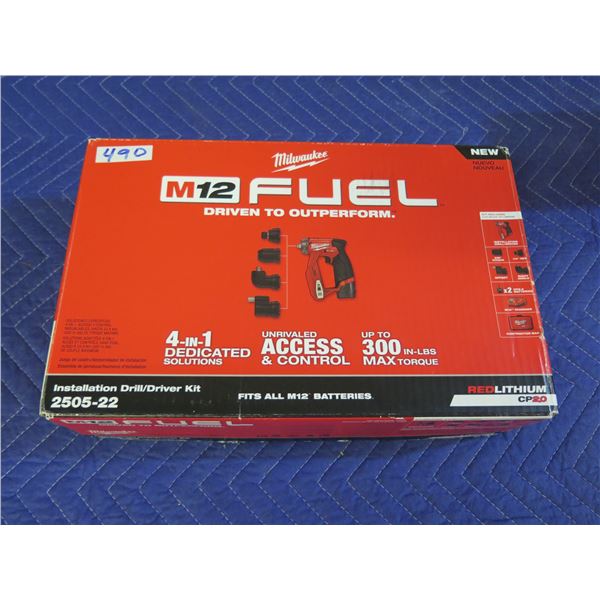 Milwaukee 2505-22 Installation Drill/Driver Kit New in Box