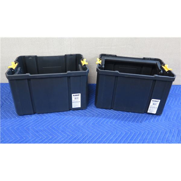 Qty 2 DeWalt DWST17809 T-Stak VIII Totes (no lids)
