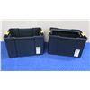 Image 1 : Qty 2 DeWalt DWST17809 T-Stak VIII Totes (no lids)