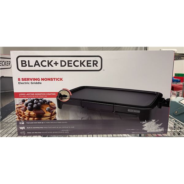 Black+Decker - 20in x 11in Nonstick electric Griddle