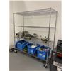 Image 2 : EFI - 4-Tier shelf w/castors - approx. 6ftW x 78inH x 2ft D