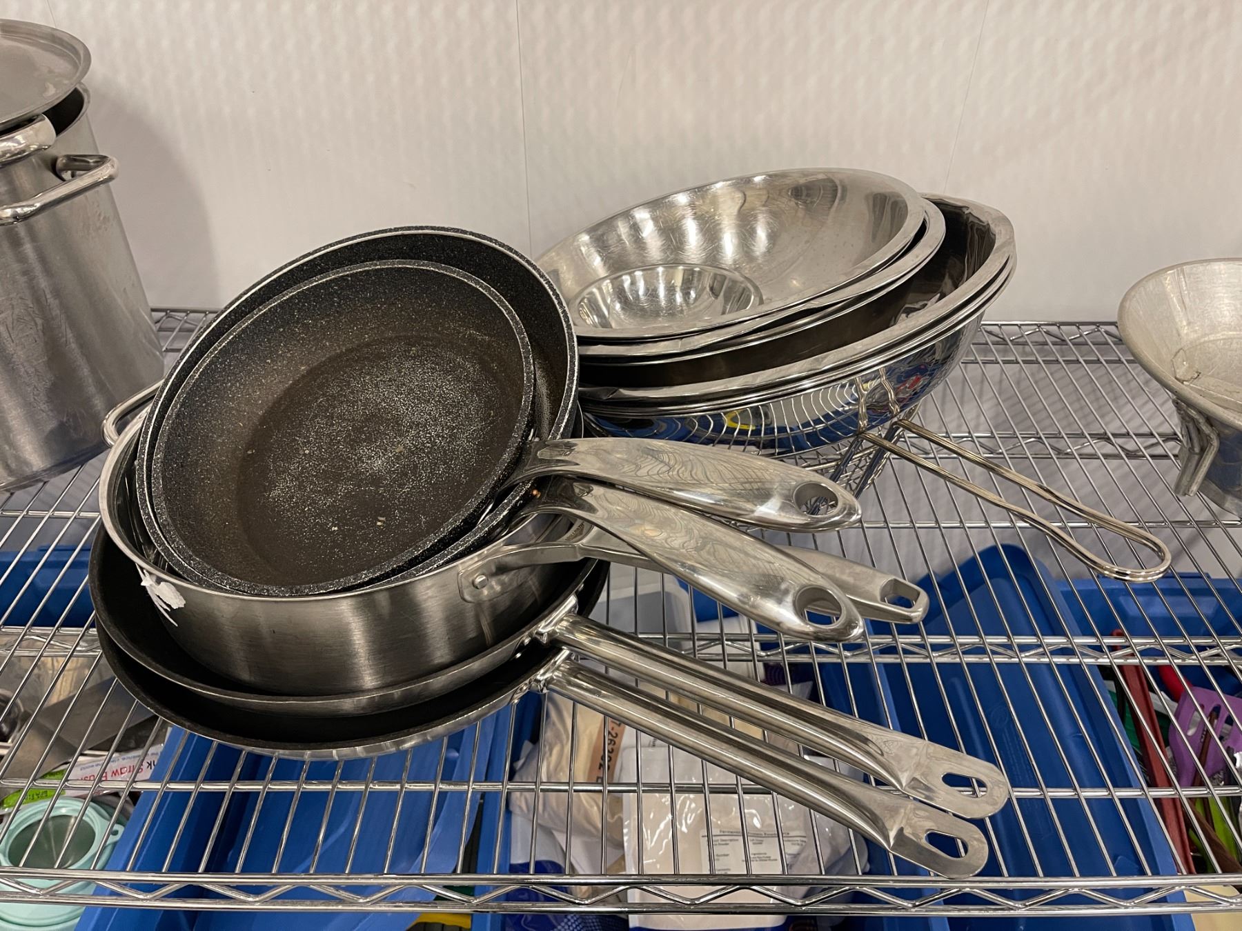 Cookware Group Shots large group of cookware - includes assorted pans/mixing bowls etc.