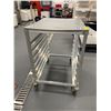 Image 2 : Commercial aluminum 7 tier bakery bun pan rack - approx. 20in x 26in x 32in