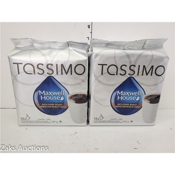 Lot of 2 NEW Maxwell House Tassimo Pods