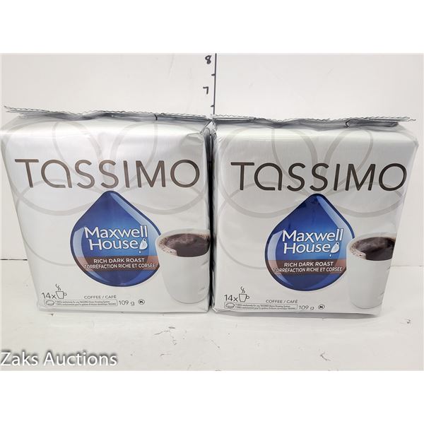 Lot of 2 NEW Maxwell House Tassimo Pods