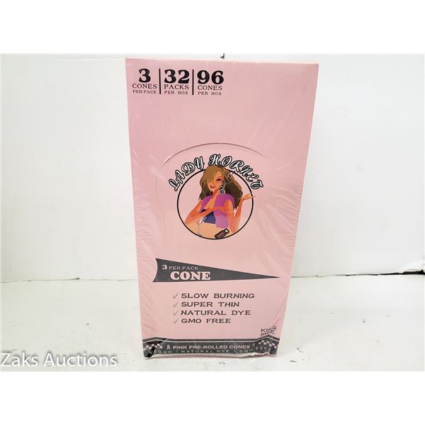 New Box Pink Prerolled King Size Cones