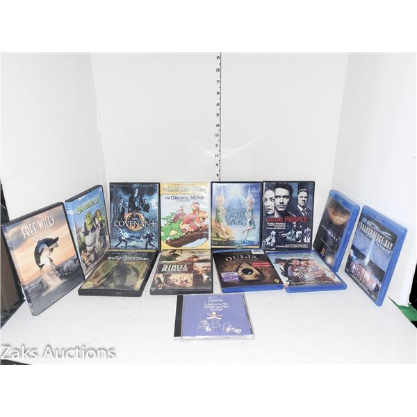 Blu Ray DVD CD Lot