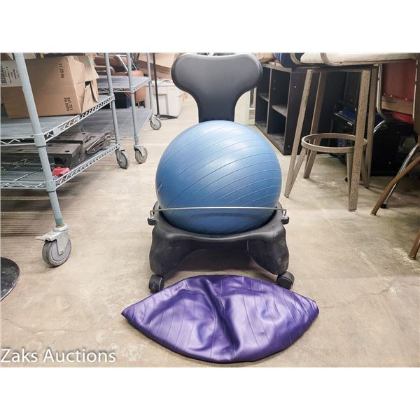 Balance Ball Chair + Extra Chair + Pump