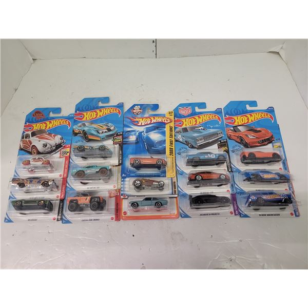 Estate Lot of 15 (new) Hot Wheels