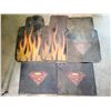 Image 1 : Estate Lot of Vehicle Car Mats (Flames and Superman)