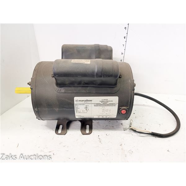 Marathon Electric Single Phase 2HP Compressor Motor