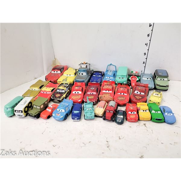 Great Large Lot of Disney Cars How Wheels Die cast and the Like Car Lot