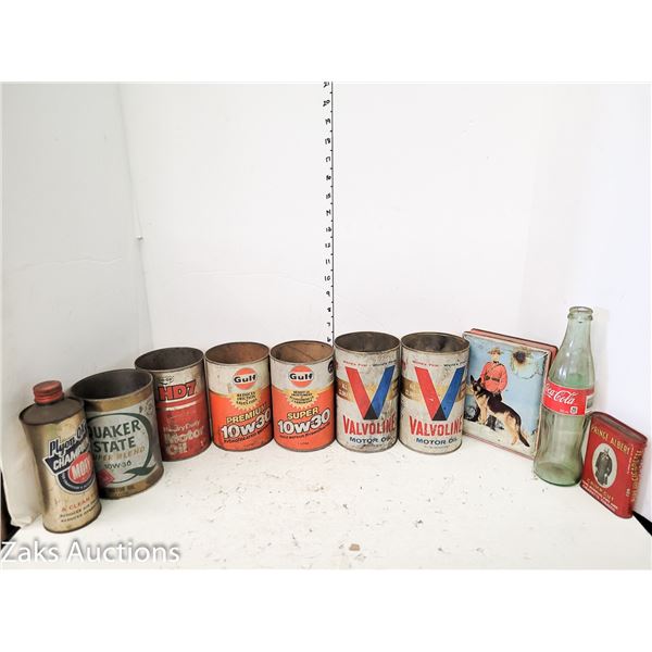 Estate Lot of Collectible Tins and Such