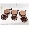 Image 3 : Set of 3 french Onion Lidded Bowls