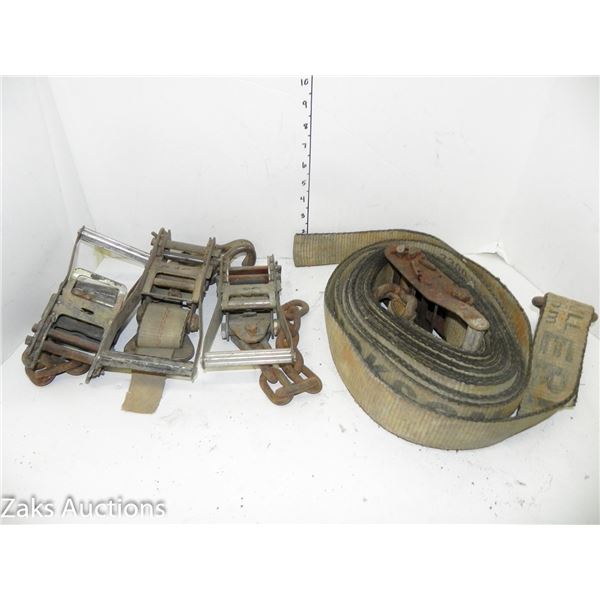 Lot of Tow Strapping | Rachet Straps
