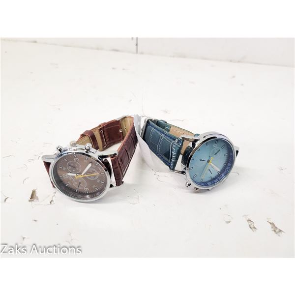 Pair of New Men's Geneva Watches