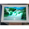 Image 1 : Light-up Wall Hanging Waterfall Painting (working)