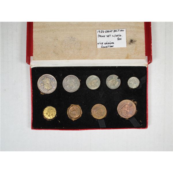 Great Britian, 1950, Proof Set with Original Box