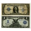 Image 1 : Silver Certificates, 1899 and 1923, Banknote Pair