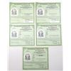Image 1 : Validation Certificates for German Dollar Bonds, 1953, For Various Cities, Municipalities & Utilitie