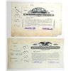 Image 1 : American Auto Axle Corp. & Air Reduction Co., Inc., 1920s to 1940s, Progress Proof Certificate Pair