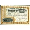 Image 1 : Miller Gold Mining Co. 1881 I/U Stock Certificate.