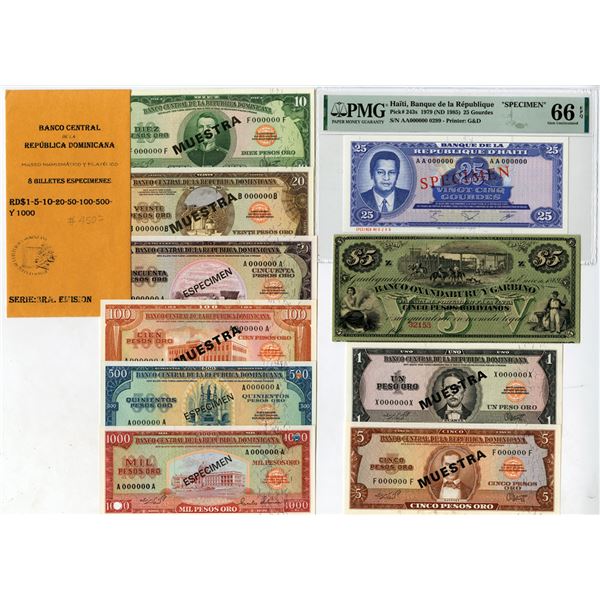 South American Assortment of Banknotes, 1869 to 1979 (ND 1985)