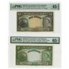 Image 1 : Bahamas Government, L.1936 (1954 and 1961), Issued Banknote Pair.